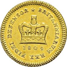 Third Guinea 1804    "Second laureate bust"