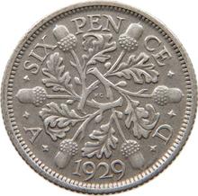 Sixpence 1929   