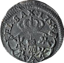 1 Grosz 1758    "Crown"