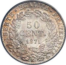 50 Centimes 1871 K  
