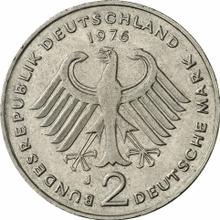 2 marki 1976 J   "Theodor Heuss"
