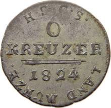 6 крейцеров 1824  S 