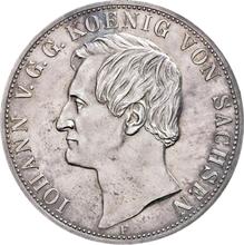2 Thaler 1857  F  "Hard Work Award"