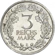 3 Reichsmark 1925 E   "Rhineland"