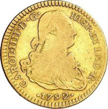 2 Escudos 1792 Mo FM 