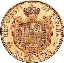20 Pesetas 1896  PGV 