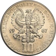 10 Zlotych 1967 MW  JJ "50th Anniversary of the October Revolution" (Pattern)