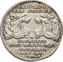 1/4 thaler 1711  ILH  "Vikariat"