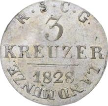 3 Kreuzer 1828  EK 