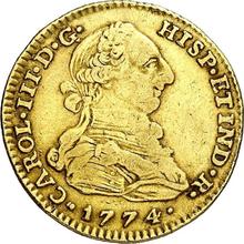 2 Escudos 1774 NR VJ 