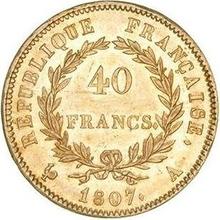 40 Francs 1807 A  