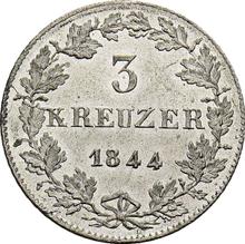 3 крейцера 1844   