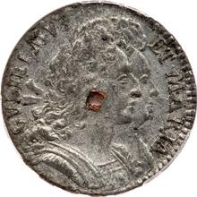 Halfpenny 1690    "Cuirassed bust"