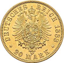 20 Mark 1883 A   "Prussia"