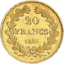 20 Francs 1834 B  