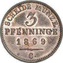 3 Pfennig 1869 C  