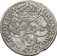 6 Groszy (Szostak) 1661  TLB  "Bust without circle frame"