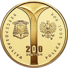 200 Zlotych 2001 MW  EO "100th centenary of Priest Cardinal Stefan Wyszynski's birth"
