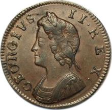 Farthing 1733    "Young Head"