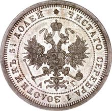25 Kopeks 1883 СПБ АГ 