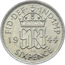 6 Pence 1944   