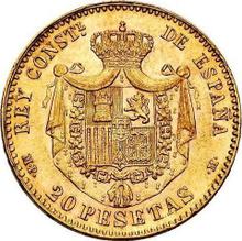 20 Pesetas 1890  MPM 