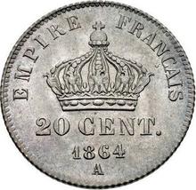 20 Centime 1864 A  