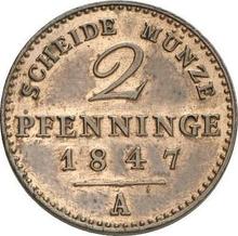 2 Pfennig 1847 A  