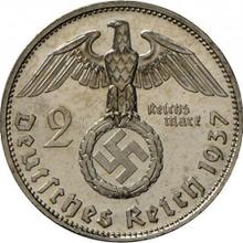 2 Reichsmarks 1937 G  