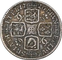 Shilling 1726   WCC "Second draped bust"