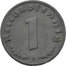 1 Reichspfennig 1942 D  