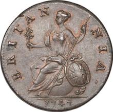 Halfpenny 1747    "Old Head"