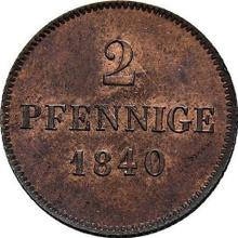 2 fenigi 1840   