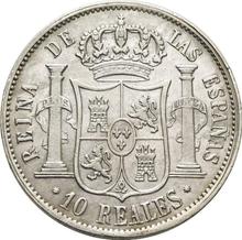 10 Reales 1853   