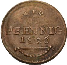1 пфенниг 1826   