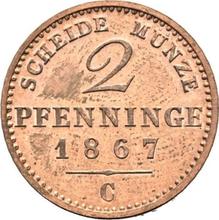 2 Pfennig 1867 C  