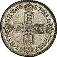 Sixpence 1687   