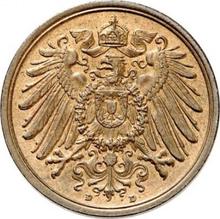 2 Pfennig 1907 D  