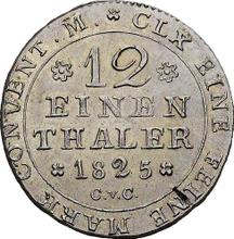 1/12 Thaler 1825  CvC 