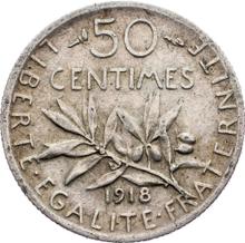 50 Centime 1918    "Sämann"