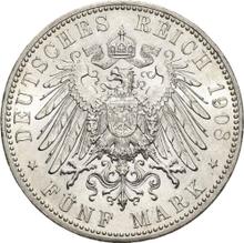 5 Mark 1908 D   "Bayern"