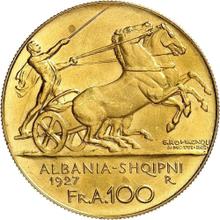100 Franga Ari 1927 R  