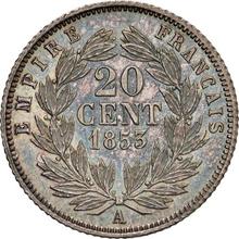 20 Centimes 1853 A  