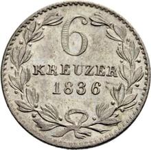 6 krajcarów 1836  D 