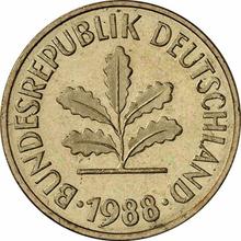 5 Pfennig 1988 G  