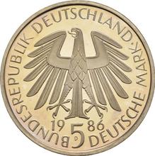 5 Mark 1986 D   "Heidelberg University"