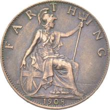 1 Farthing 1908   