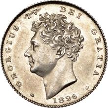 Sixpence 1826   