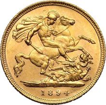Half Sovereign 1894   TB "St. George"