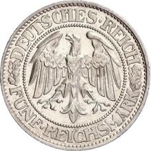 5 Reichsmark 1929 F   "Oak Tree"